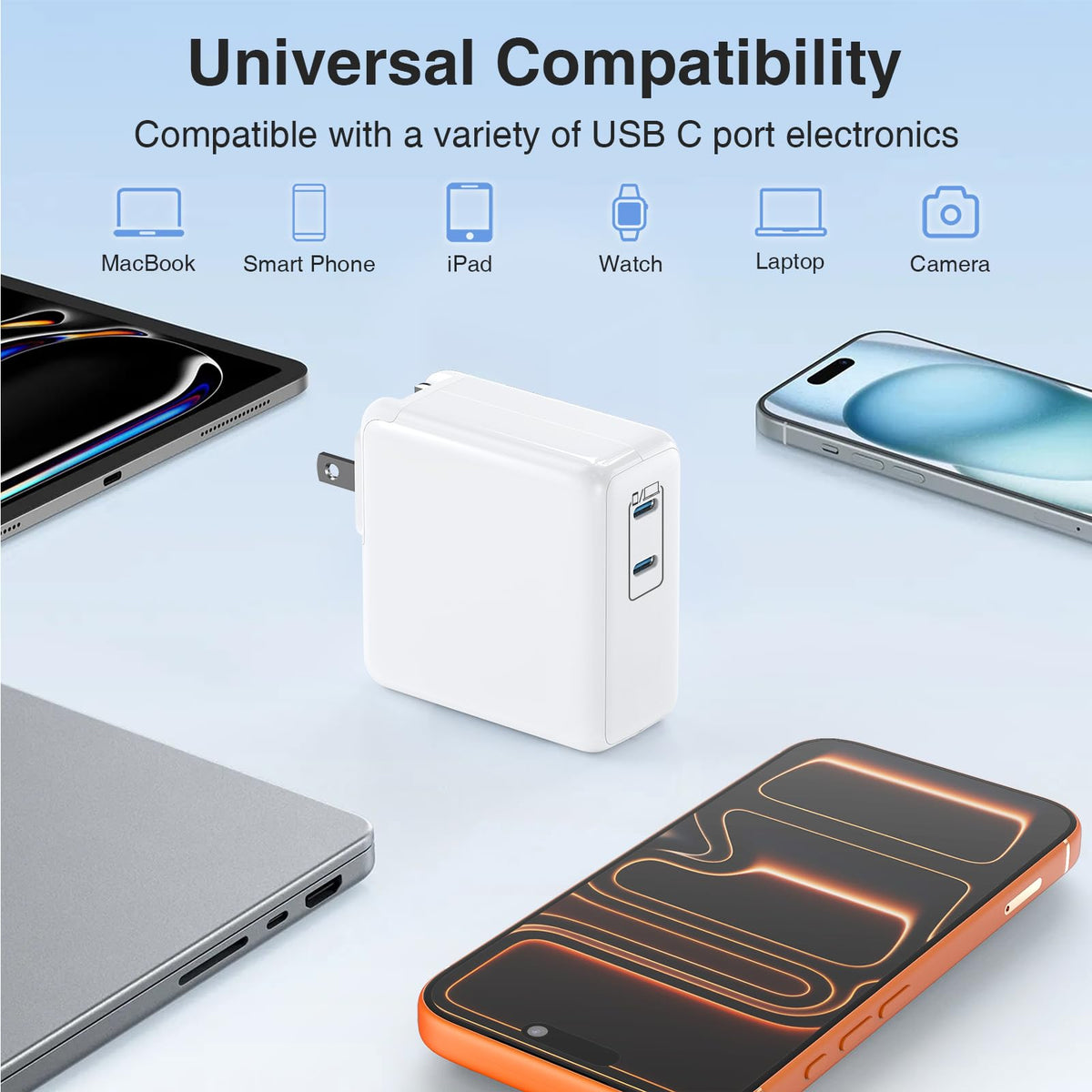 Pukerehab 10ft USB-C to USB-C cable offers flexible reach from couch to desk.