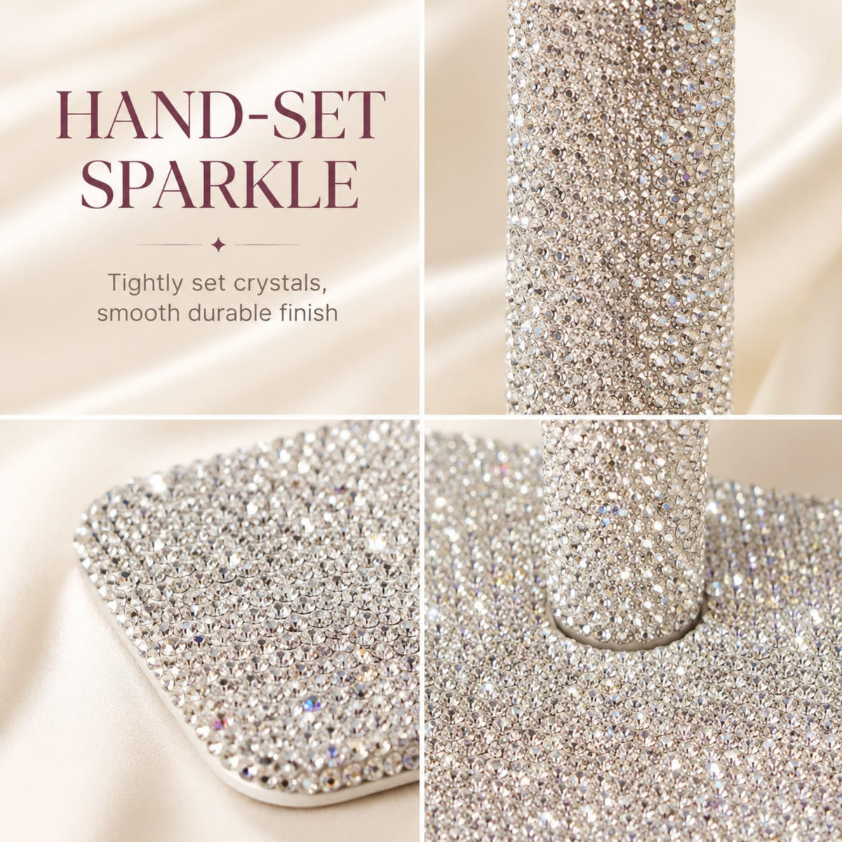 Pulchrum rhinestone headphone stand gift-ready packaging for gifting.