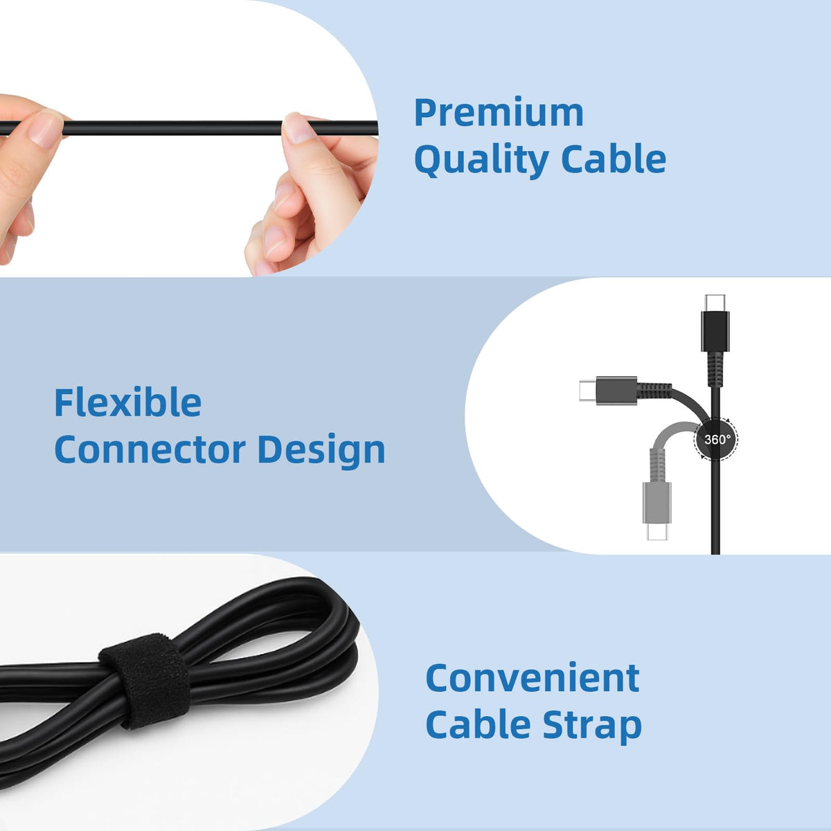 PULINA USB-C charger safety chip protects against overcurrent and overheating.