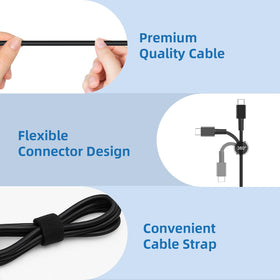 PULINA USB-C charger safety chip protects against overcurrent and overheating.