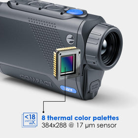Pulsar Axion XQ19 zoom range 1.5–6x enables broad scanning and detail.