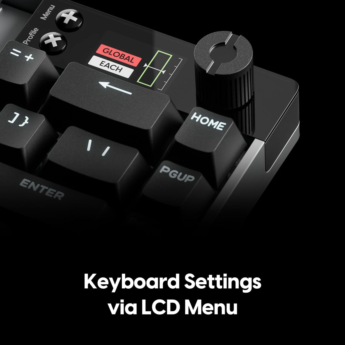 Pulsar eS HE 70 keyboard RAESHA switch close-up exposes smooth linear feel