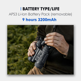Pulsar Merger LRF XP35 magnesium alloy shell for rugged durability.