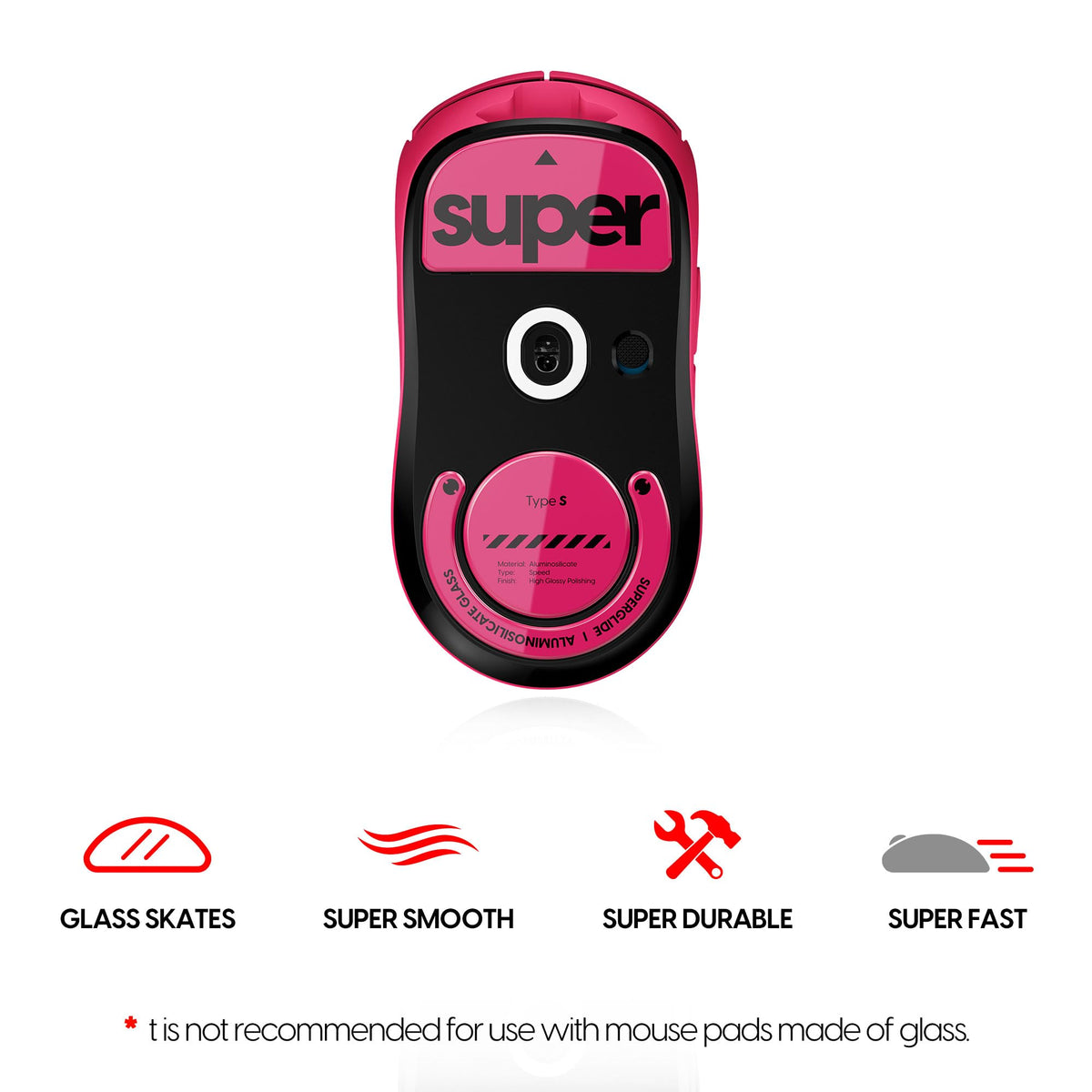 Pulsar Superglide close-up polished round edge highlighting smoother glide advantage