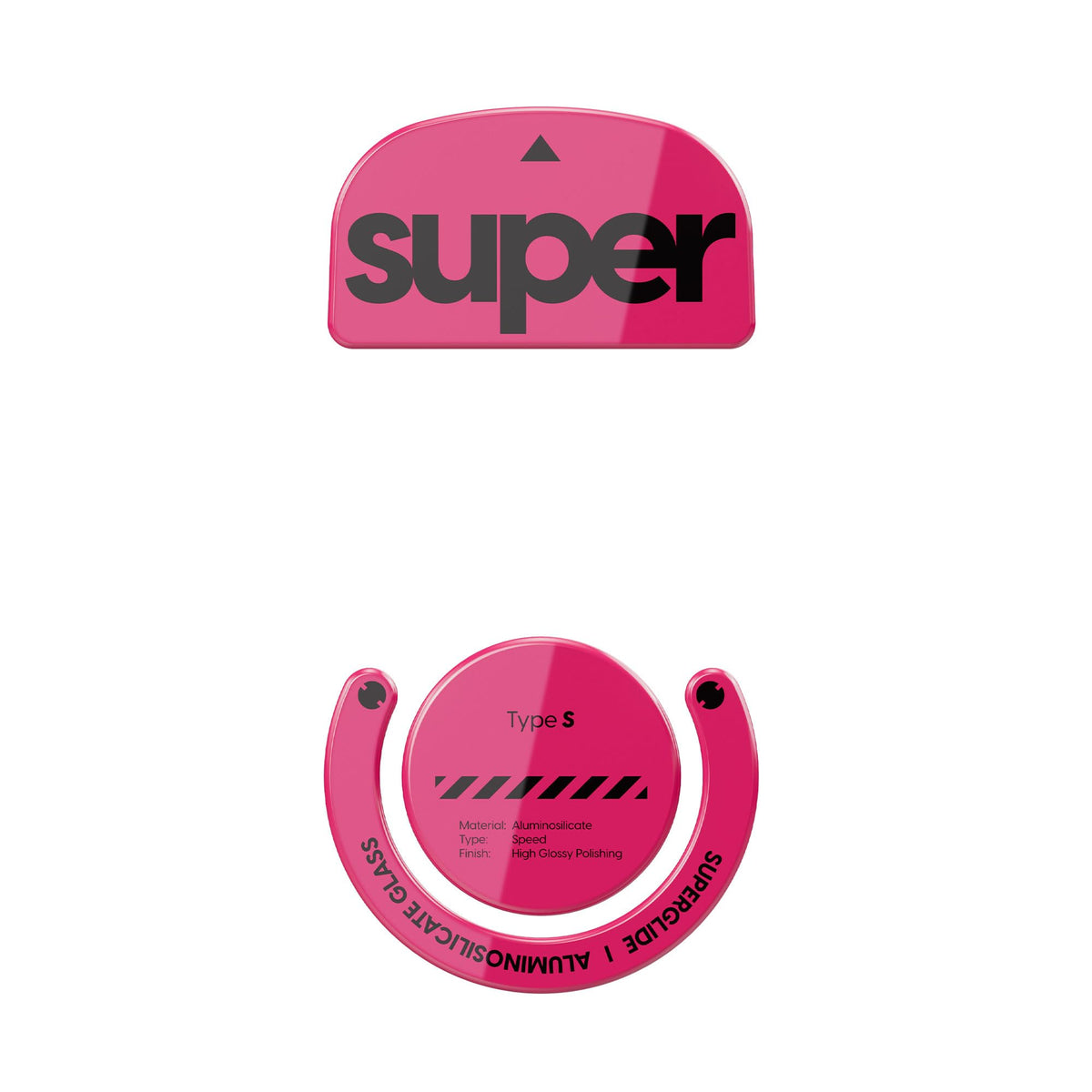 Pulsar Superglide front packaging showing magenta accents and product name benefits