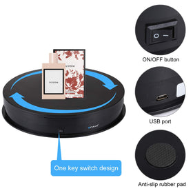 PULUZ silent rotation turntable ideal for clean video capture