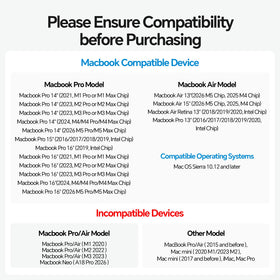 PULWTOP USB-C dock with 10Gbps ports for fast data transfers