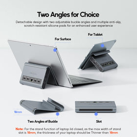 PULWTOP Surface Pro compatibility with docking station and two monitors
