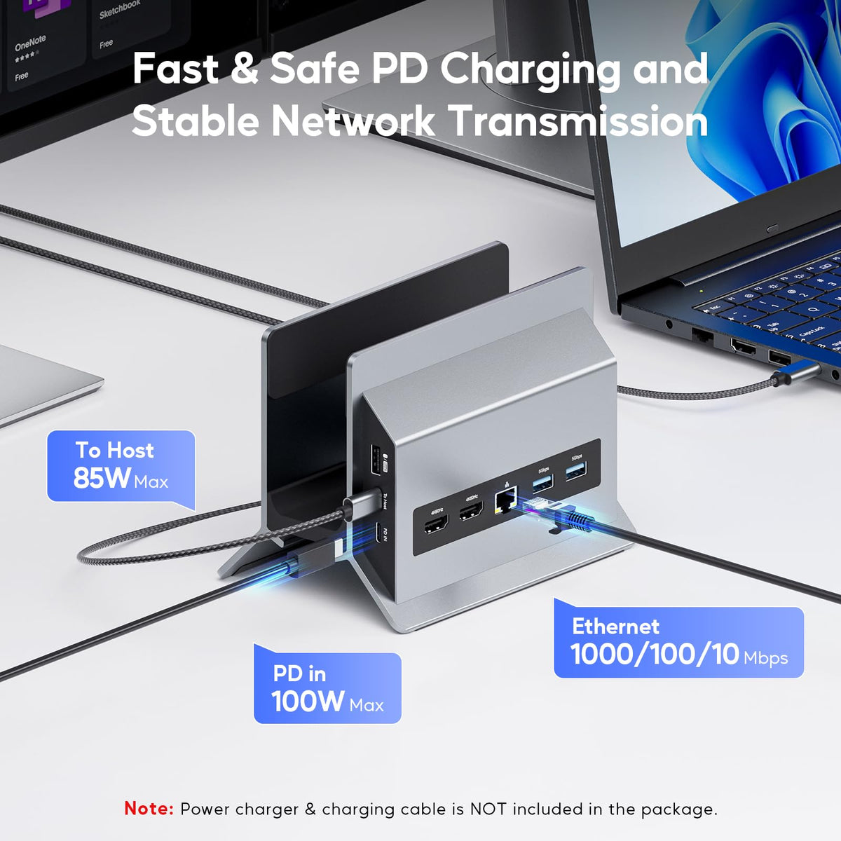 PULWTOP USB‑A Gen2 10Gbps ports support fast peripherals and storage.