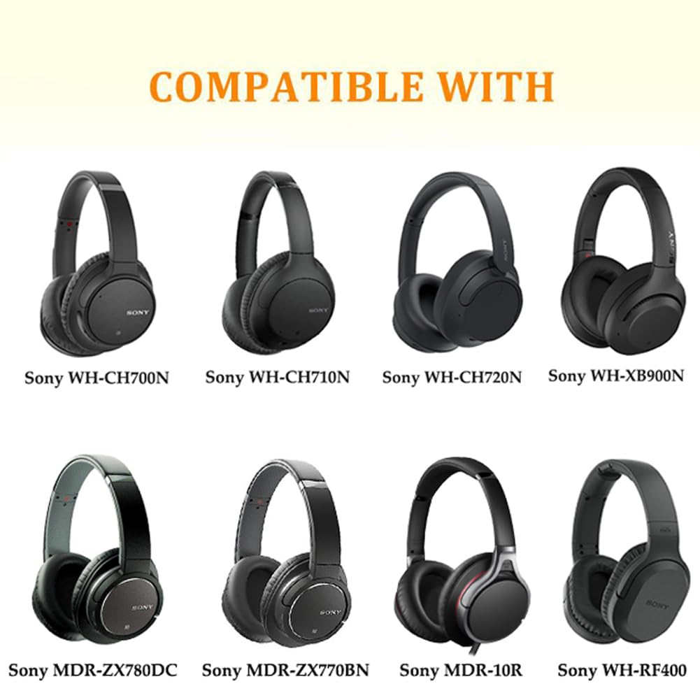 Pumyog memory foam earpads offer soft comfort for extended listening.