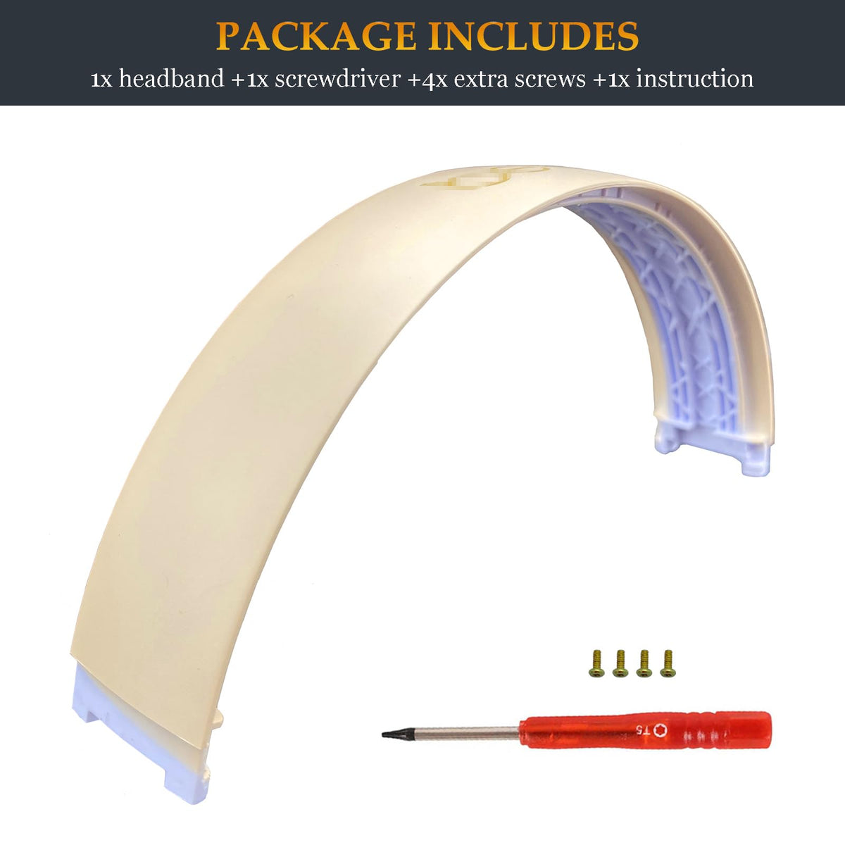 Pumyog package contents showing everything needed to restore Beats Studio 3.