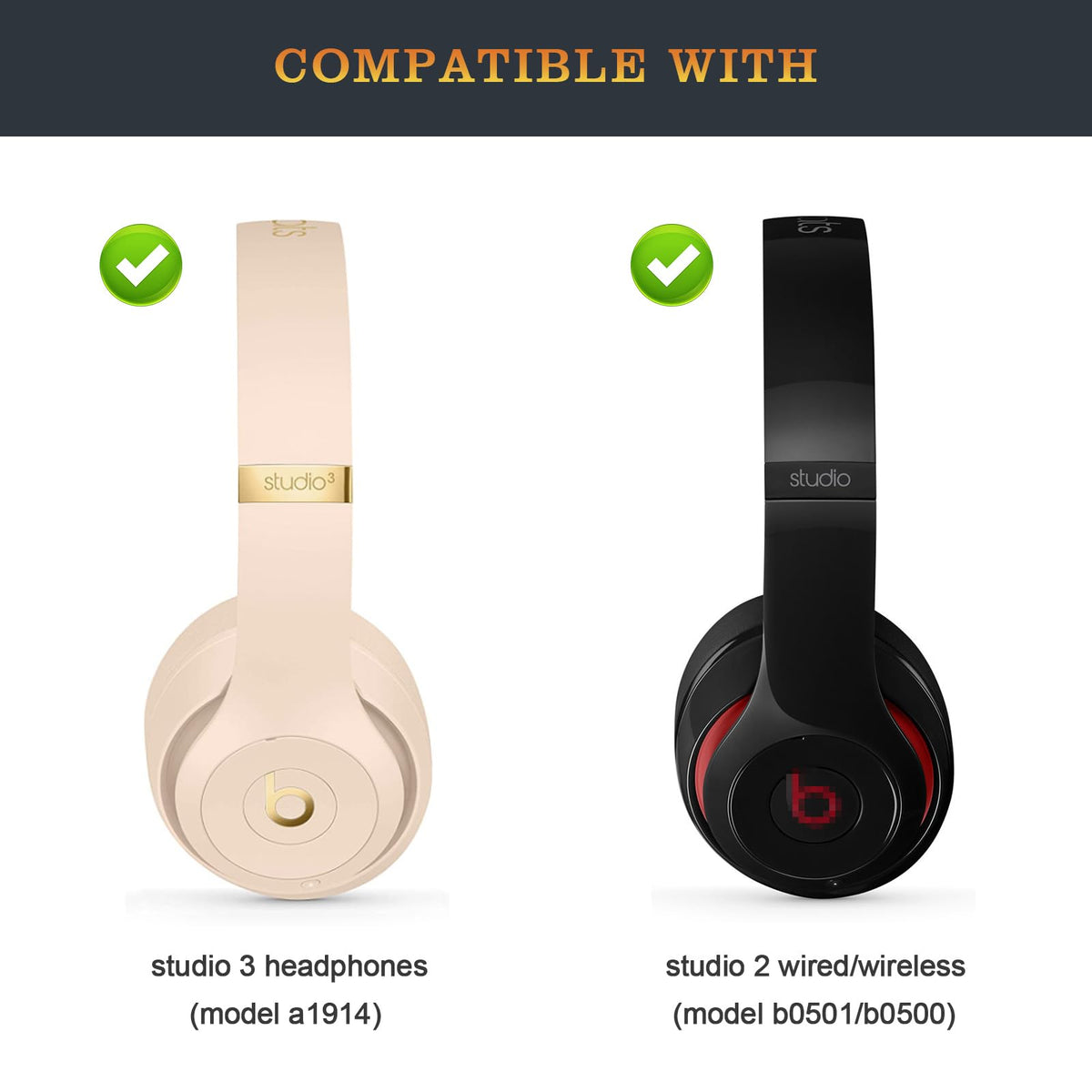 Pumyog Beats Studio 3 headband with magnetic screwdriver for precise installation.