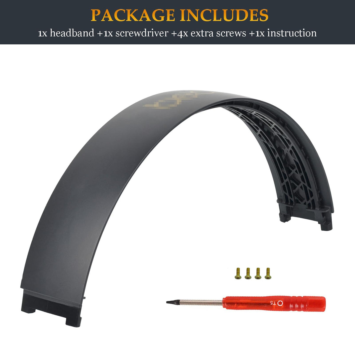Pumyog headband rubber detail illustrating secure clip fit
