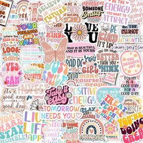 Puraesla 300pcs motivational stickers pack for vision boards and notebooks
