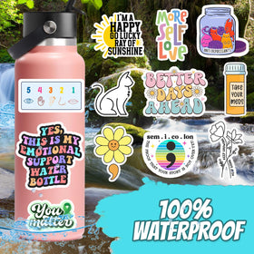Puraesla colorful sticker doodles brighten notebooks and projects.