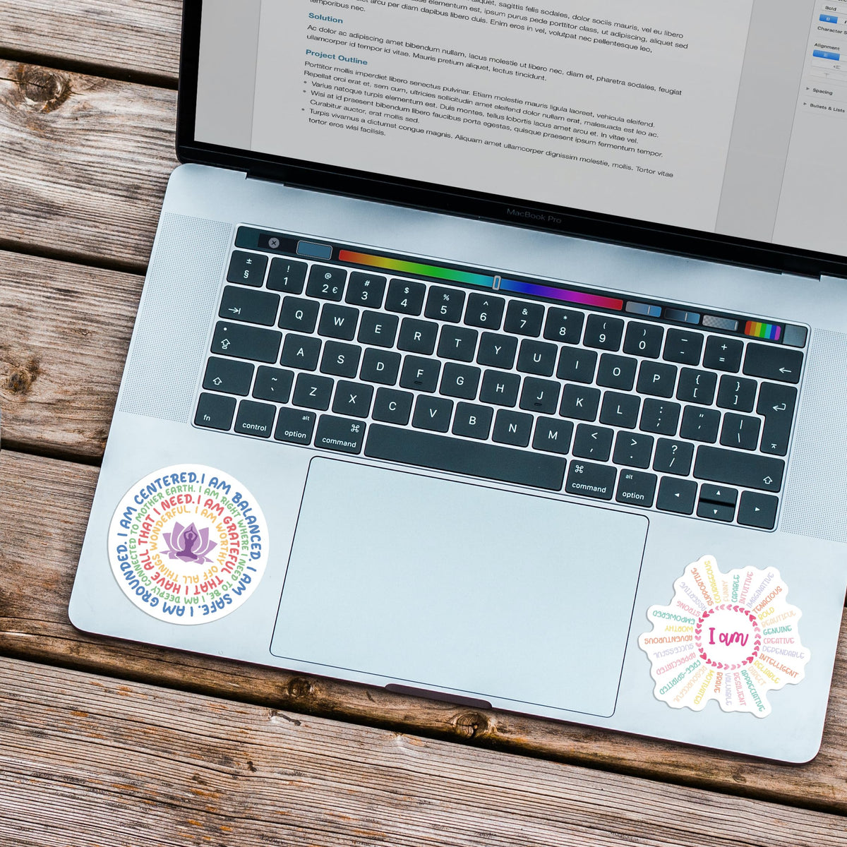 Puraesla holographic stickers add shimmering depth to any surface