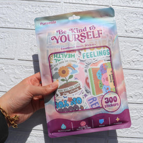 Puraesla practical sticker organization bag helps store and reuse designs.