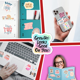 Puraesla vision board sticker set supports goal concepts