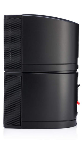 Compact 6-1/4-inch height fits in tight spaces without drawing attention.