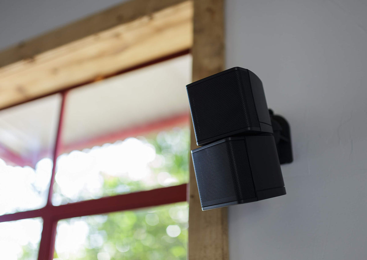 Pure Resonance Audio MC2.5B brackets with hardware enable clean wall mounting