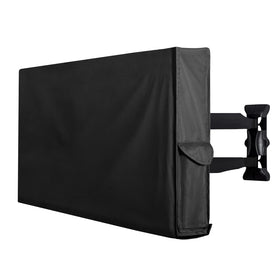 PureFit front view of covered TV showing full protection and weather resistance