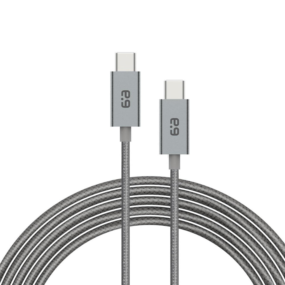 PureGear front packaging of 10ft white USB-C cable showing product and branding for reliable charging