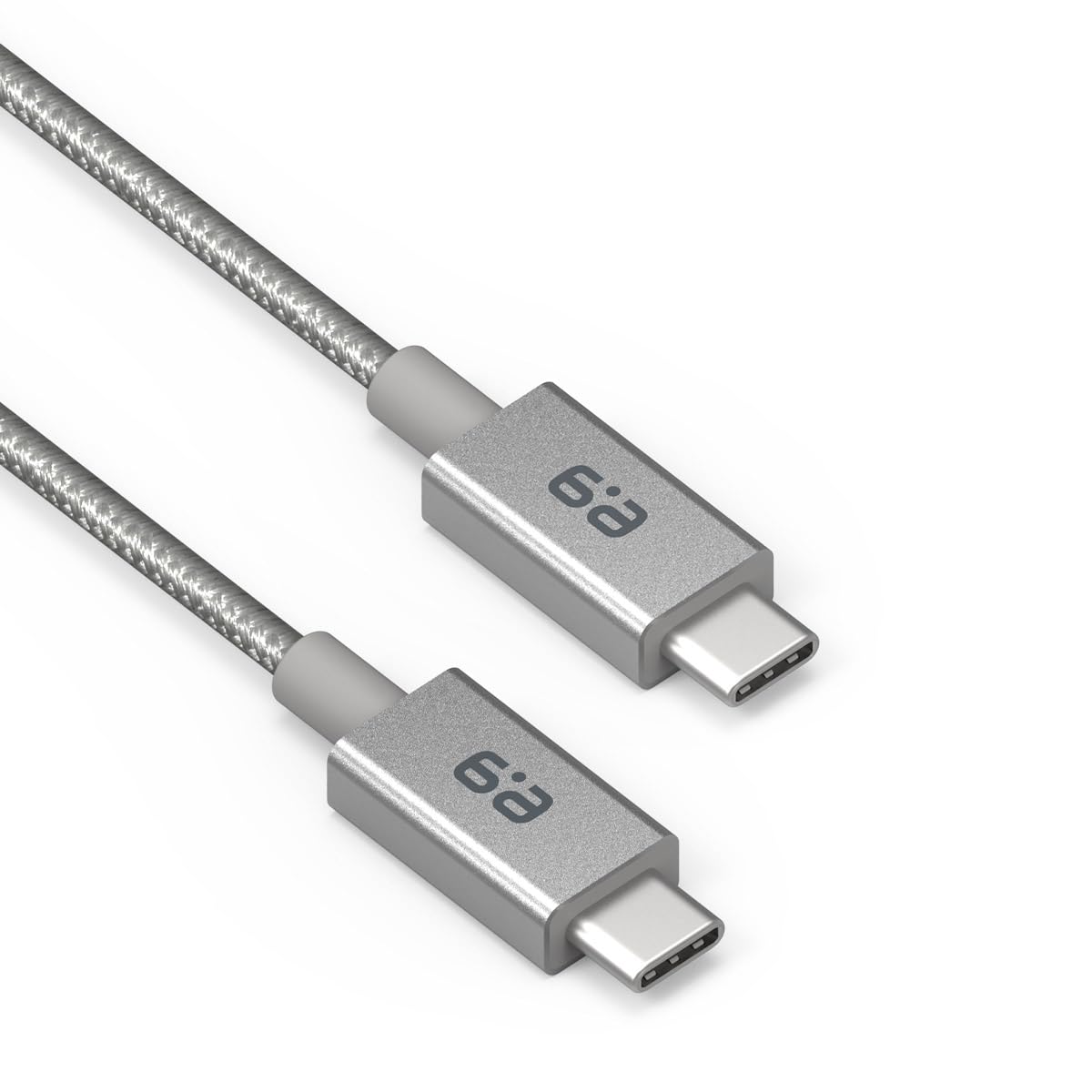 PureGear cable laid beside ruler showing 10ft length for extended reach and convenient placement