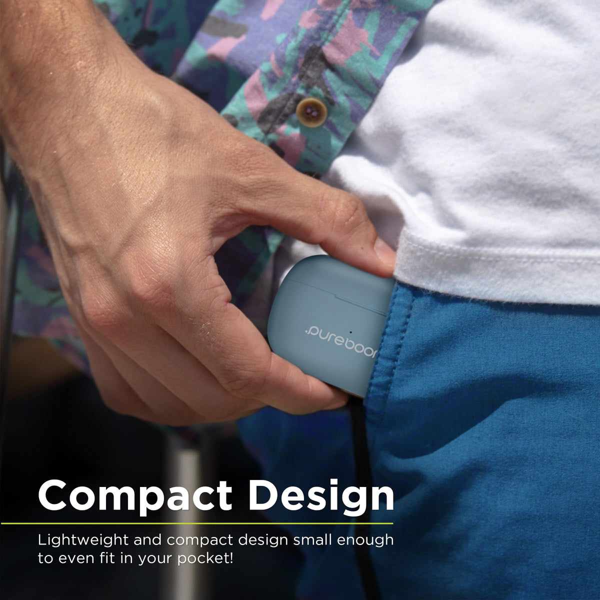 PureGear PureBoom Glacier Blue pairing across multiple devices
