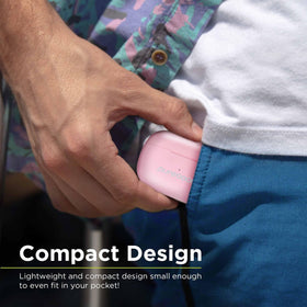PureGear PureBoom worn in-ear for comfortable all-day listening
