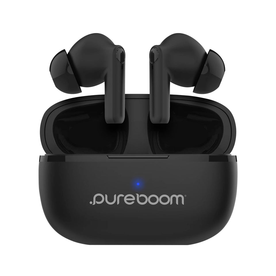 PureGear PureBoom wireless earbuds pair easily with devices for seamless audio