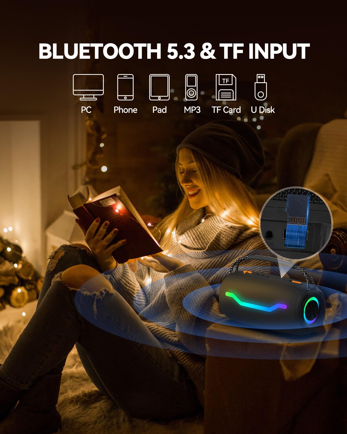 PUREMIC offers up to 18 hours of playback on a single charge.