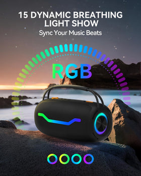 One button lights control allows ambience customization.