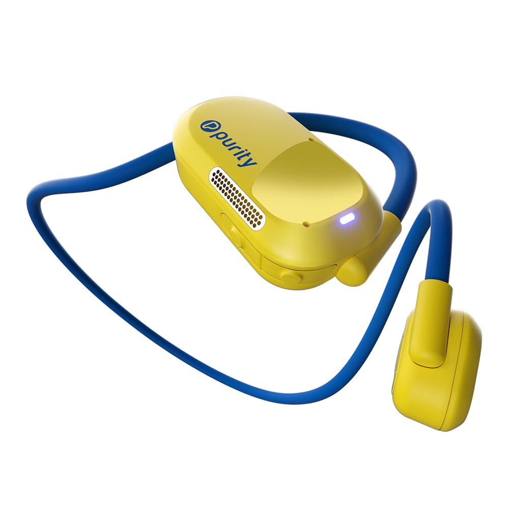 Purity Air Open Ear Headphones case view for on-the-go charging and storage