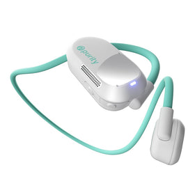 Purity Air Open Ear headphones close-up design highlighting lightweight, comfortable build.