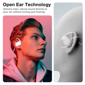 Purity Air Open Ear Headphones with dual mics for clearer calls anywhere