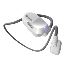 Purity Air Open Ear Headphones front view showing lightweight comfort for long listening.