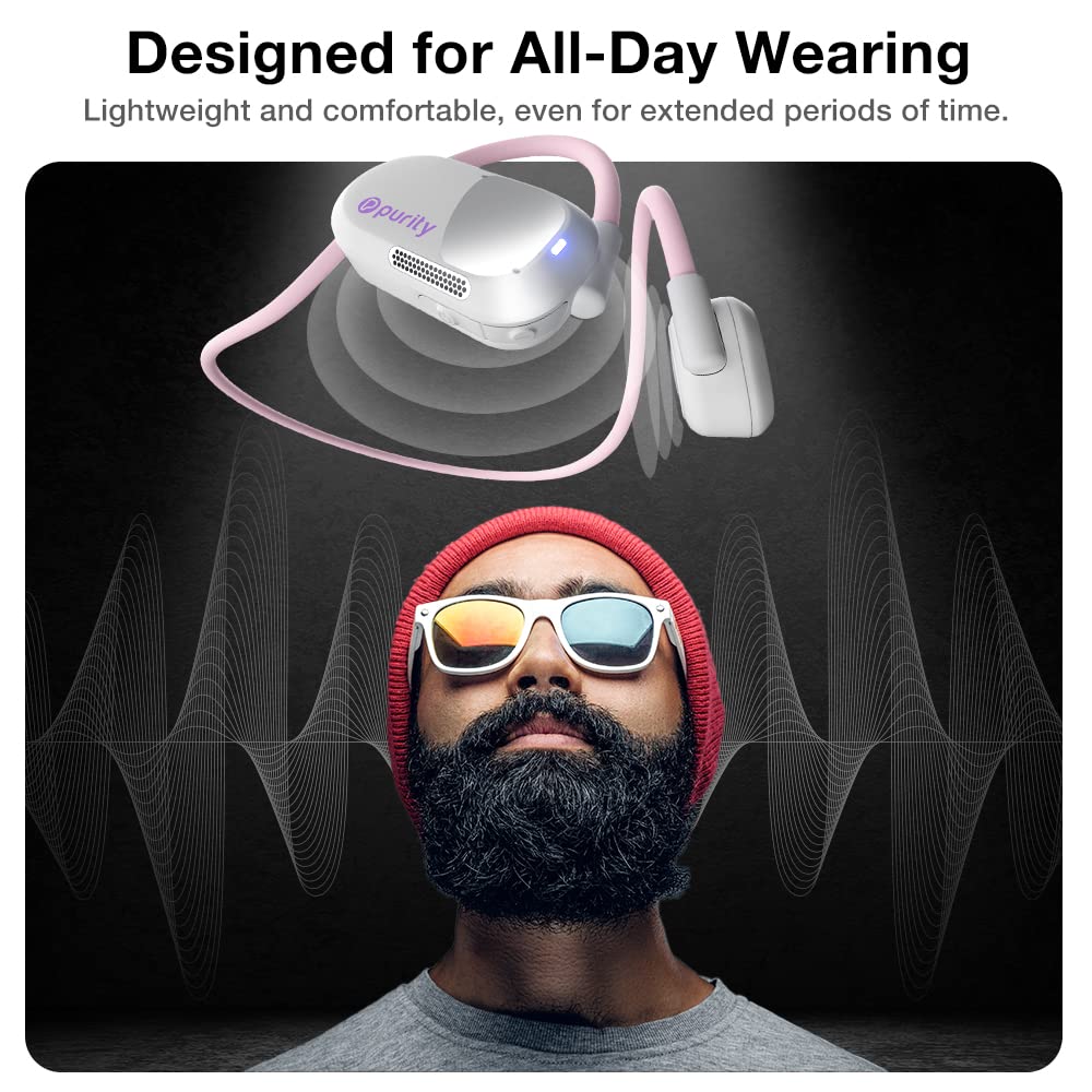 Purity Air Open Ear Headphones IPX5 rating for sweat-prone workouts