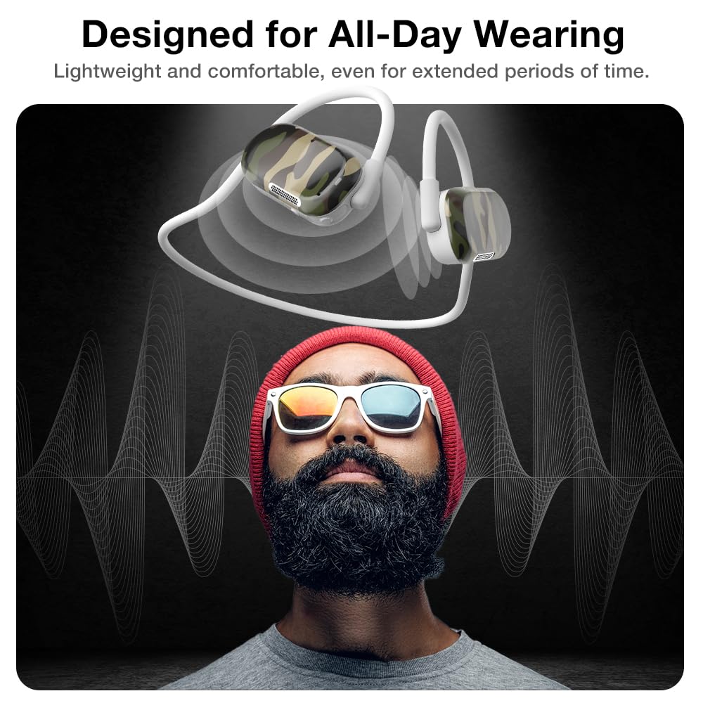 Purity Air Open Ear Headphones IPX5 sweat resistance for workouts