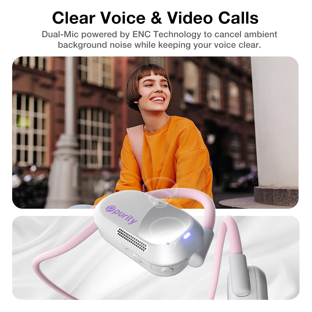 Purity Air Open Ear Headphones lightweight build for long-lasting comfort