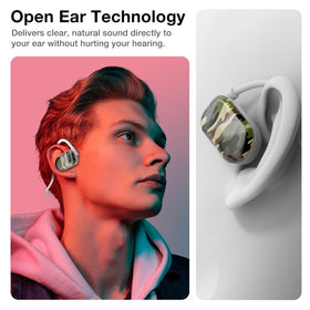 Purity Air Open Ear Headphones secure fit ideal for running and cycling