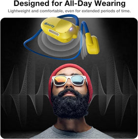 Purity Air Open Ear Headphones in action during workouts highlighting open-ear comfort
