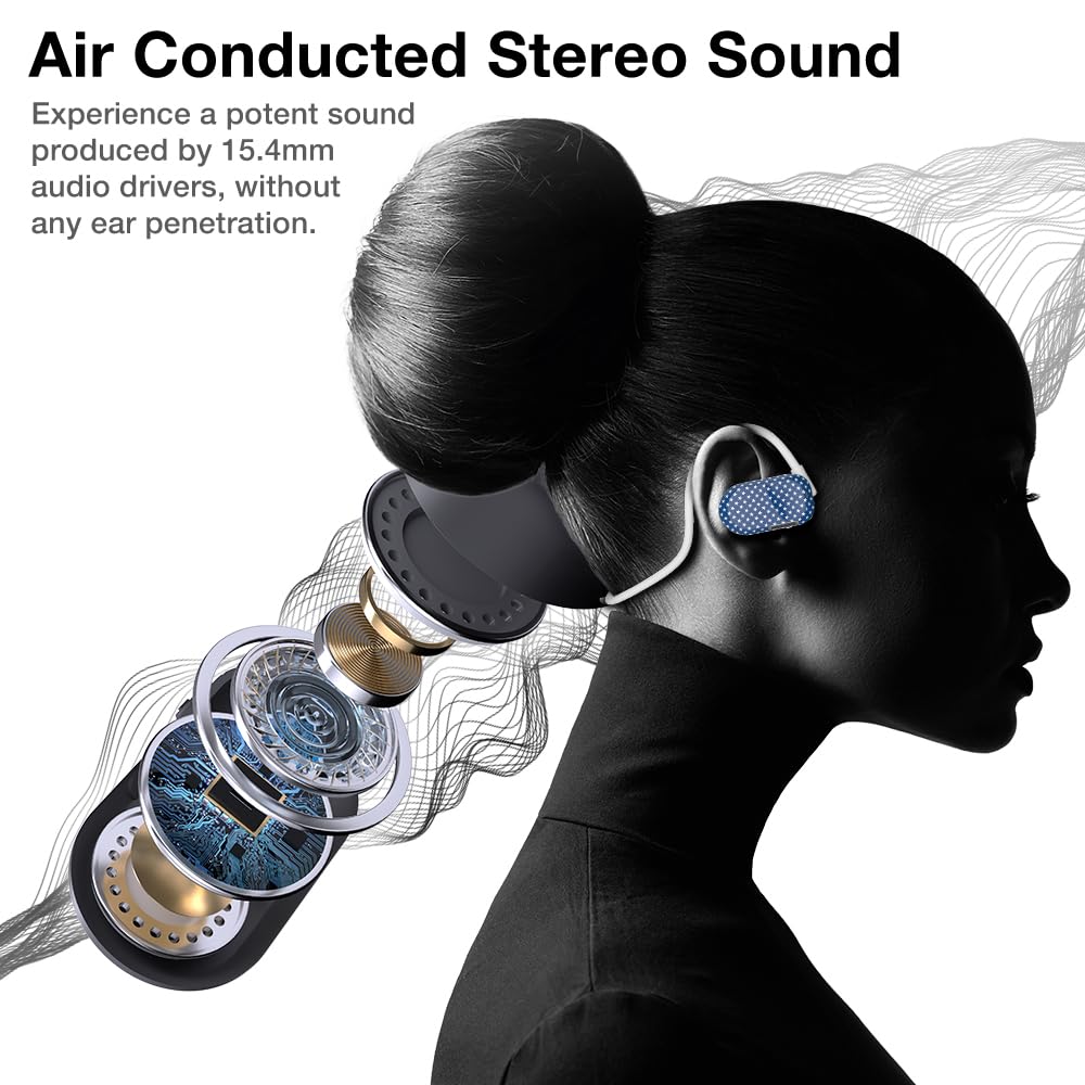 Purity Air with water droplets illustrating IPX5 sweat resistance for active durability