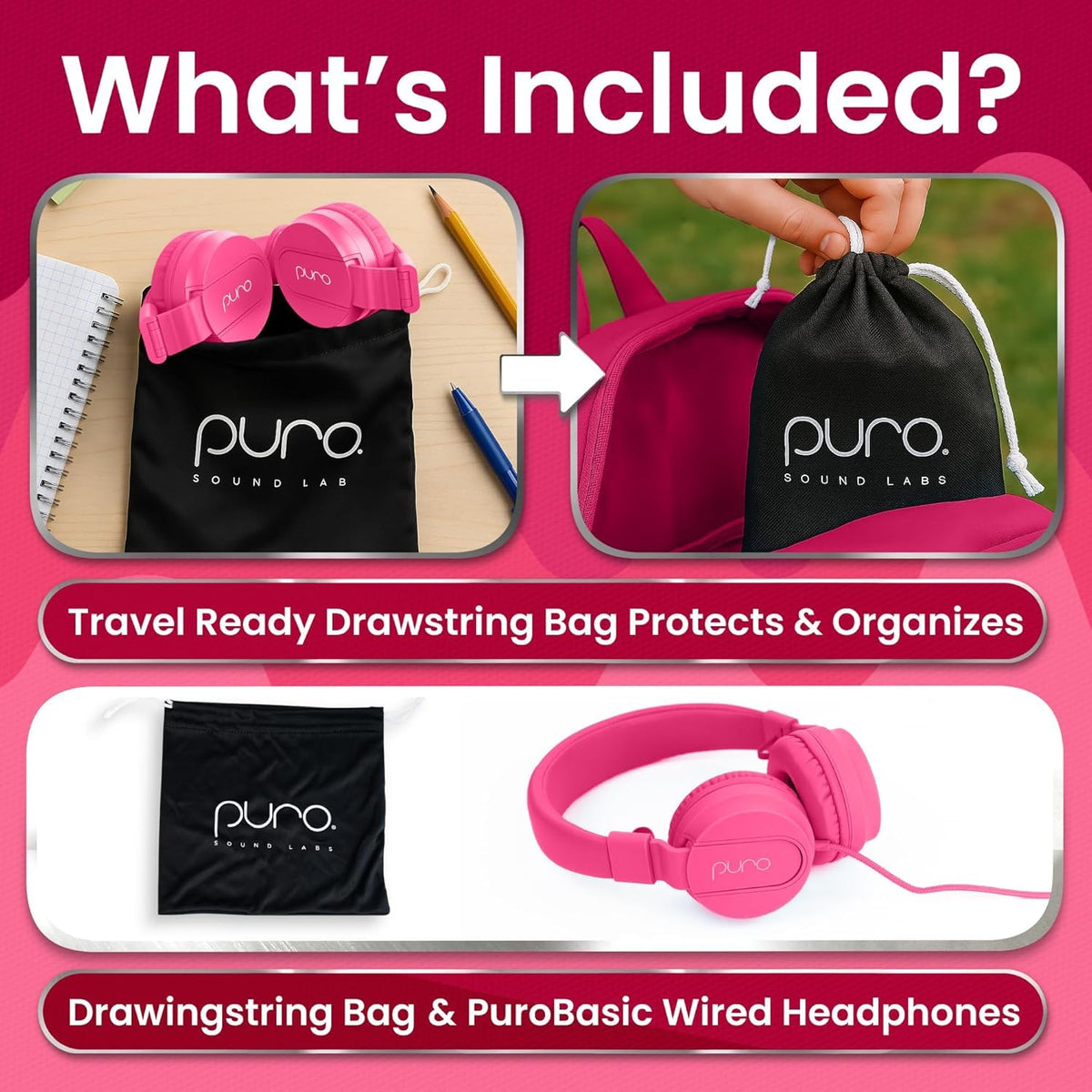 Puro Sound Labs inline microphone and 3.5mm jack showing clear communication