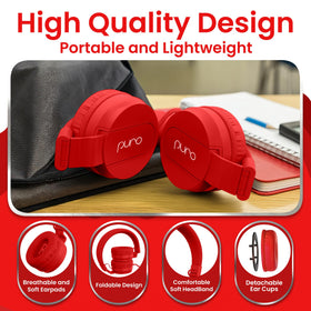 Puro Sound Labs with drawstring bag displaying convenient protective storage benefit