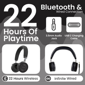 Puro Sound Labs JuniorJam Plus wireless Bluetooth connection delivering reliable, tangle-free listening
