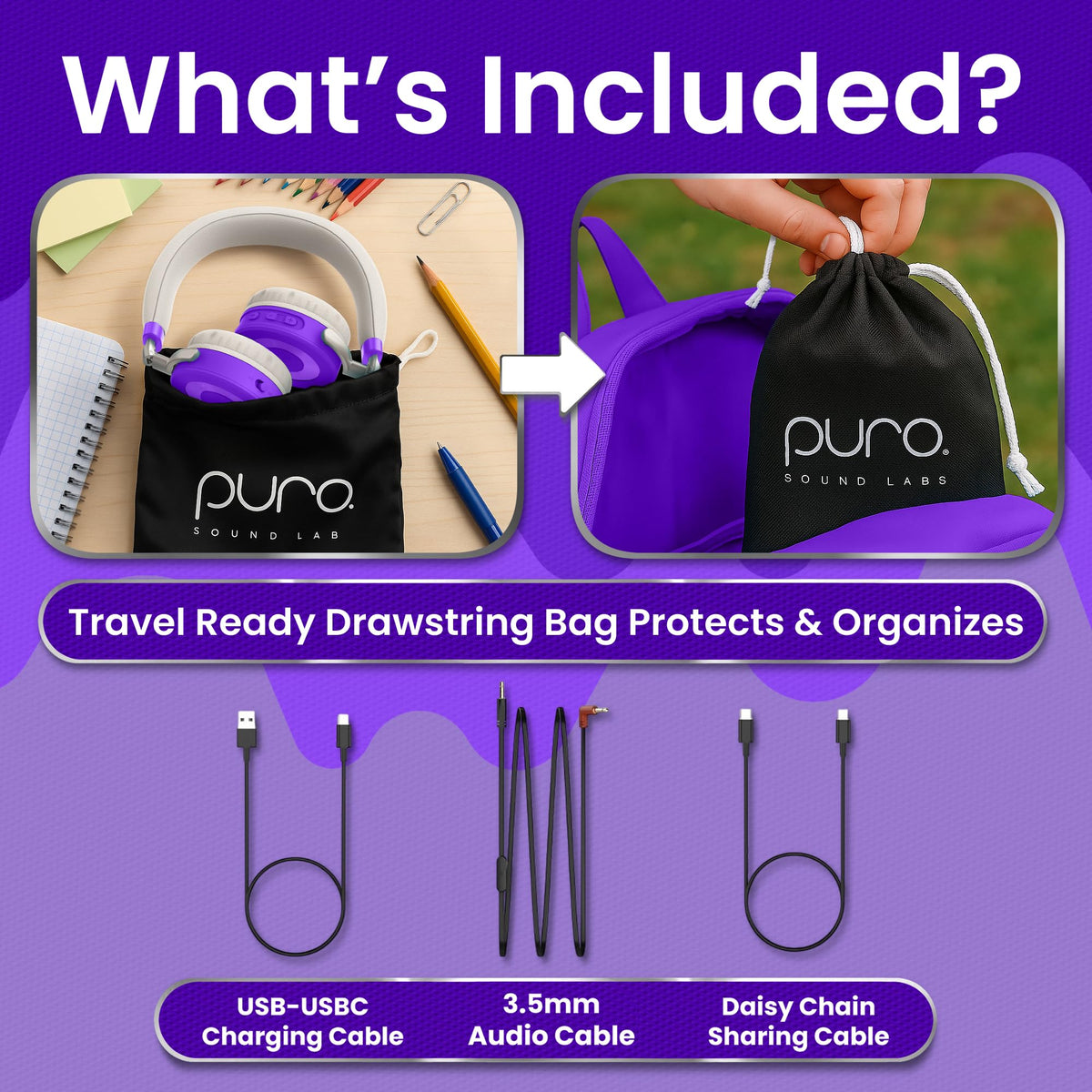 Lightweight JuniorJam Plus design reduces strain during daily use.