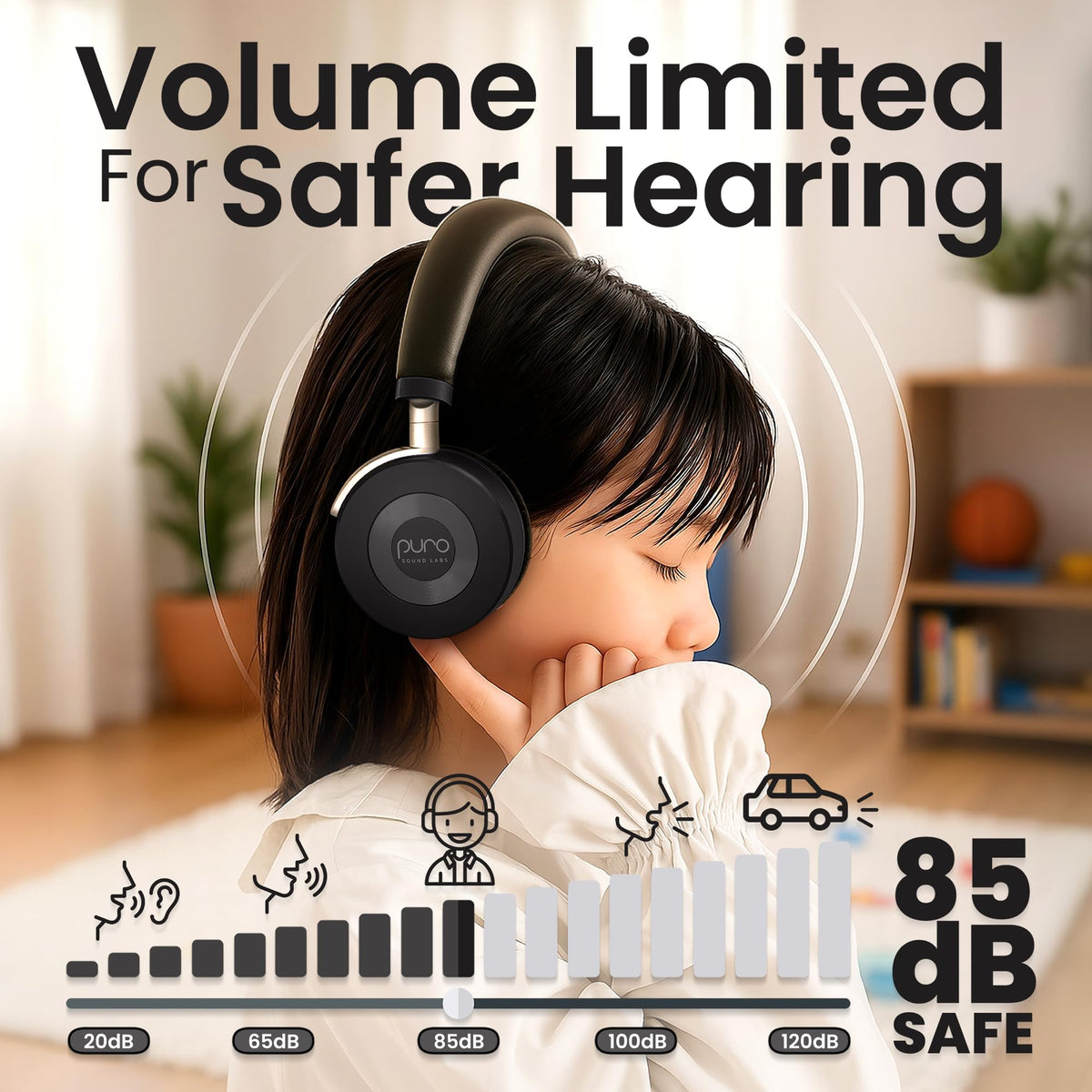 Puro Sound Labs JuniorJam Plus extended battery life for long trips and classroom use