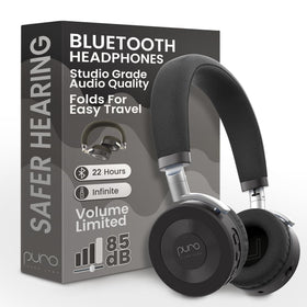 Puro Sound Labs JuniorJam Plus on-ear adjustable design for growing kids and comfortable listening