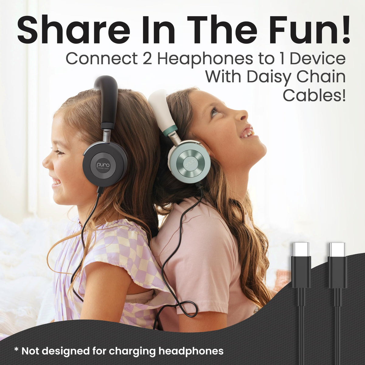 Puro Sound Labs JuniorJam Plus soft ear cups and headband for kid-friendly comfort