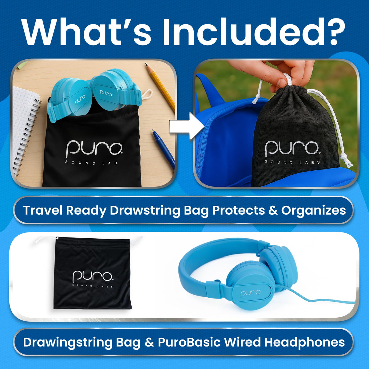 Puro Sound Labs 3.5mm jack detail ensuring broad device compatibility and secure connection